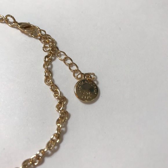 Liz Claiborne White Cobachon Gold Necklace - Picture 7 of 8